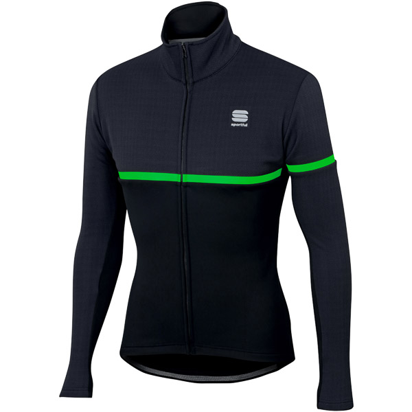 Sportful Giara SoftShell bunda čierna/fluo zelená