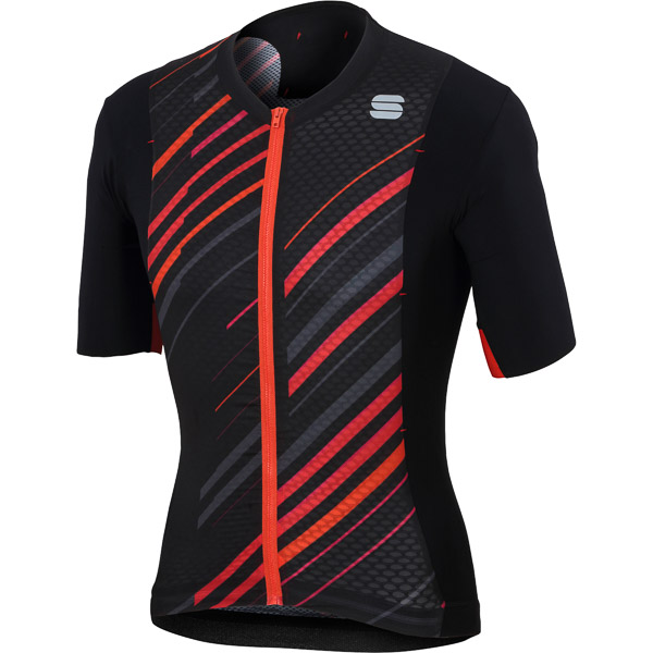 Sportful R&D Celsius dres čierny/antracit/červený