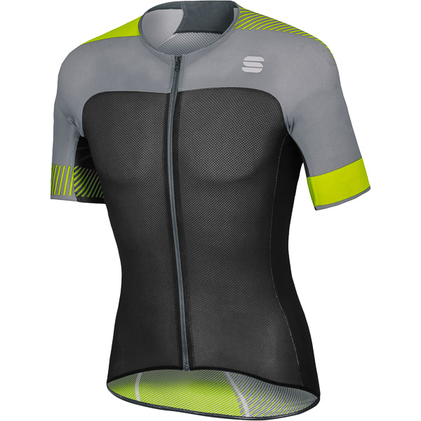 Sportful Bodyfit Pro Light dres čierny/sivý/fluo žltý