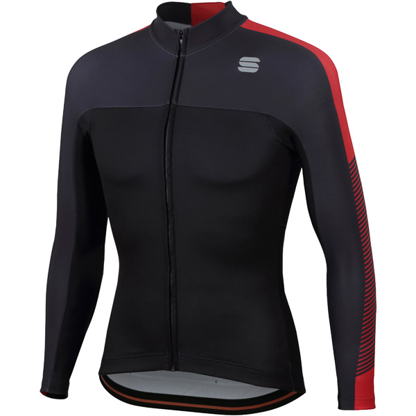 Sportful Bodyfit Pro Thermal dres čierny/antracit/červený