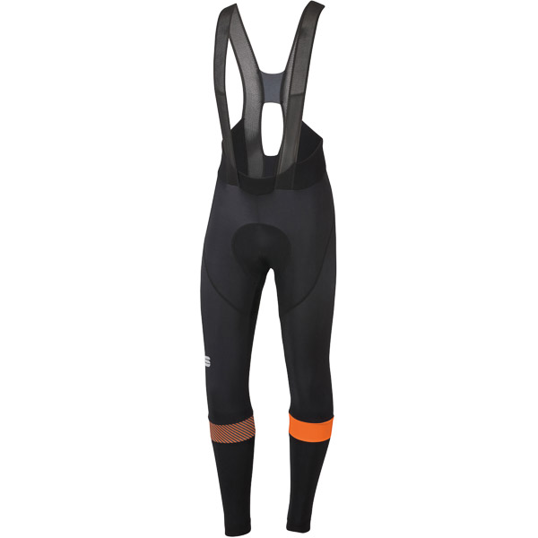 Sportful Bodyfit Pro nohavice s trakmi čierne/oranžové
