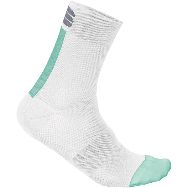 Sportful Bodyfit Pro 12 Dámske ponožky biele/zelené