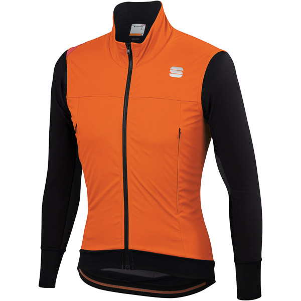 Sportful Fiandre Strato Wind bunda oranžová/čierna