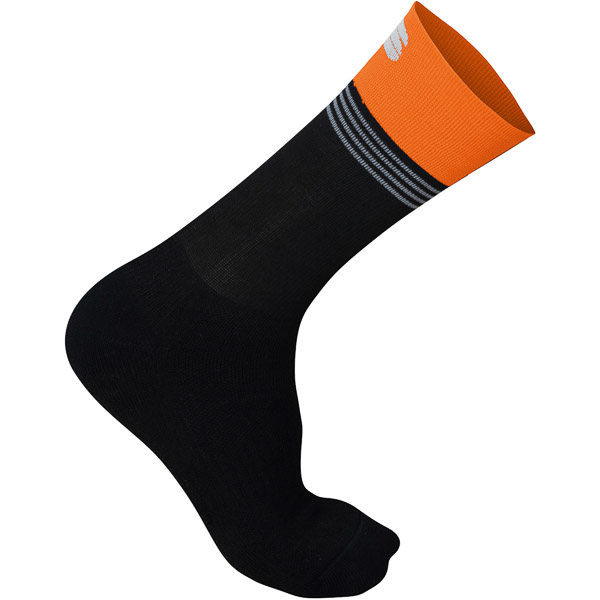 Sportful Arctic 18 ponožky čierne/oranžové
