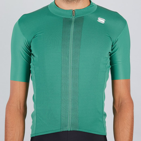 Sportful Strike dres s krátkym rukávom tmavozelený/čierny