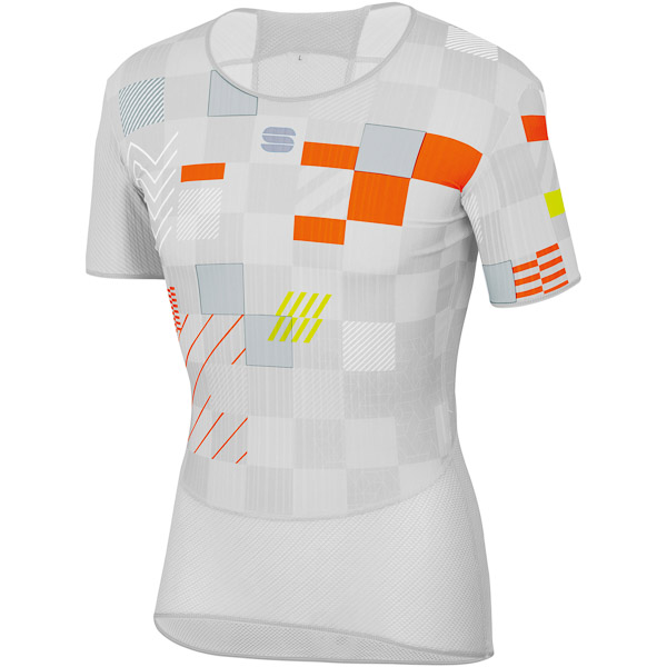 Sportful Pro termo tričko biele/strieborné/oranžové