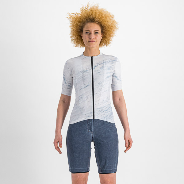 Sportful Indigo Giara Dámske vrchné kraťasy denim