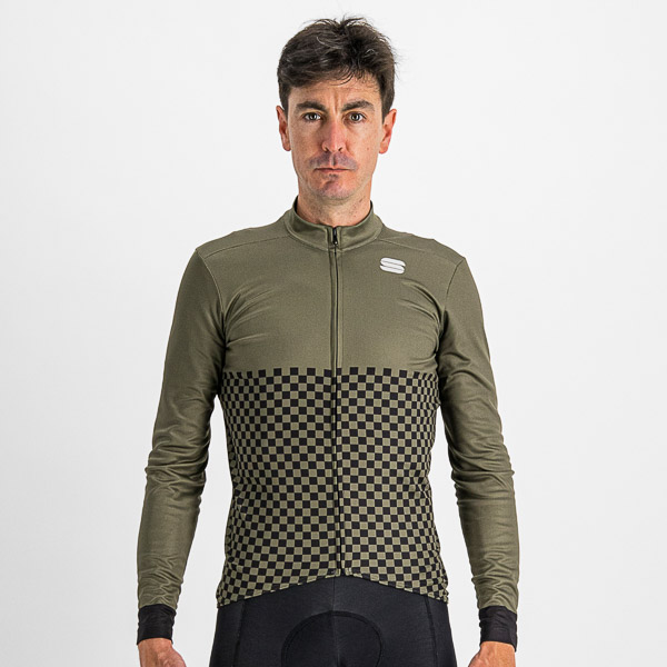 Sportful CHECKMATE THERMAL dres kaki/čierny