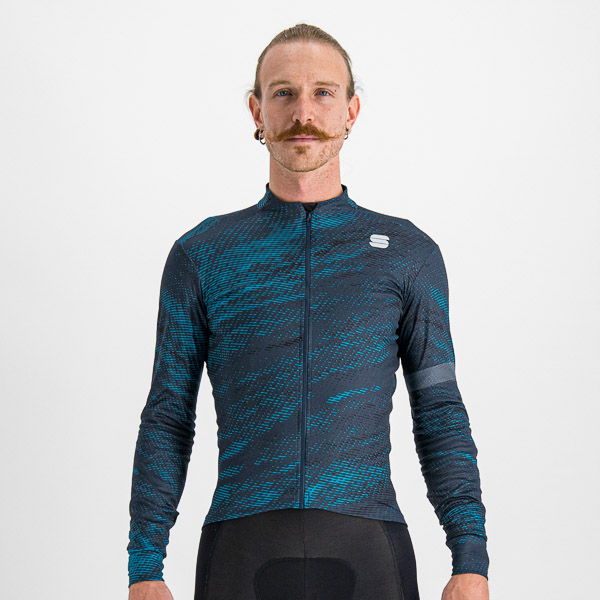 Sportful CLIFF SUPERGIARA THERMAL dres modrý/čierny