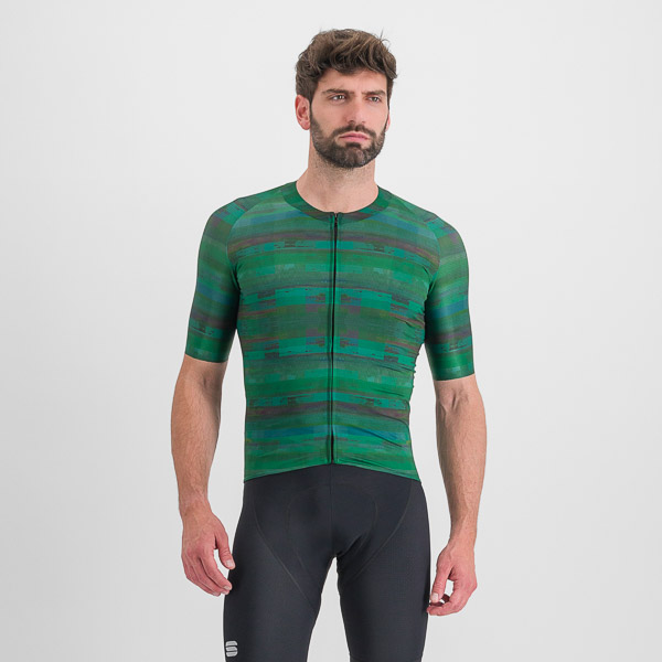 Sportful GLITCH BOMBER dres multicolor green