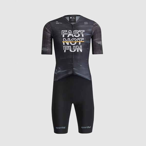 SPORTFUL FAST NOT FUN gravel kombinéza čierna