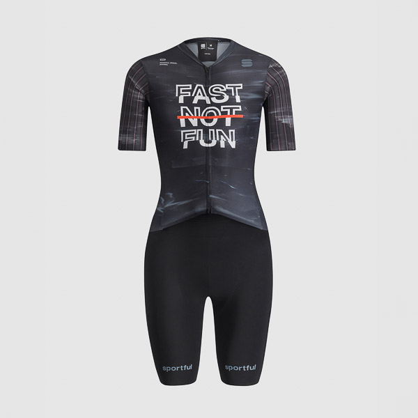 SPORTFUL FAST NOT FUN dámska gravel kombinéza čierna