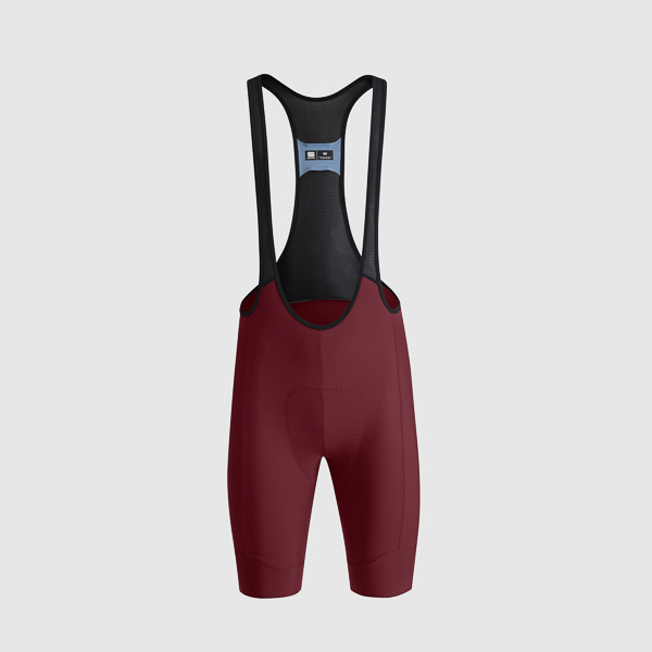 Sportful Colorful Pulse kraťasy s trakmi Red Wine