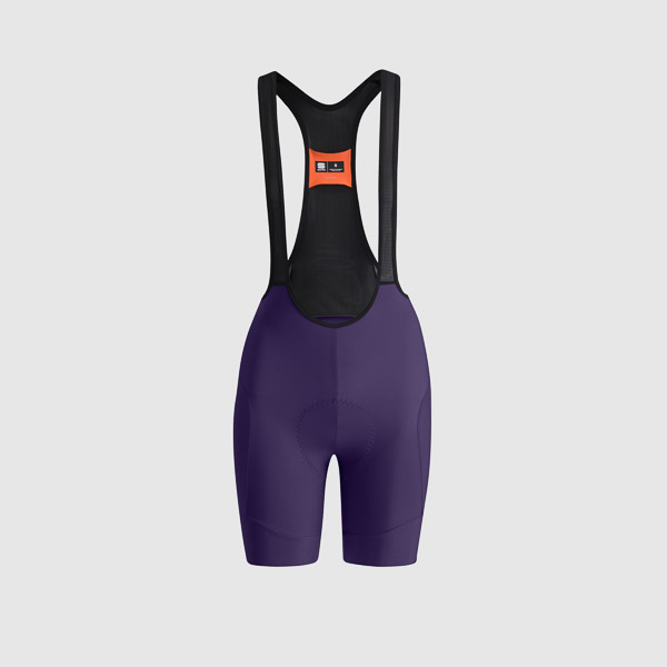 Sportful Colorful Pulse dámske cyklo šortky s trakmi Deep Purple