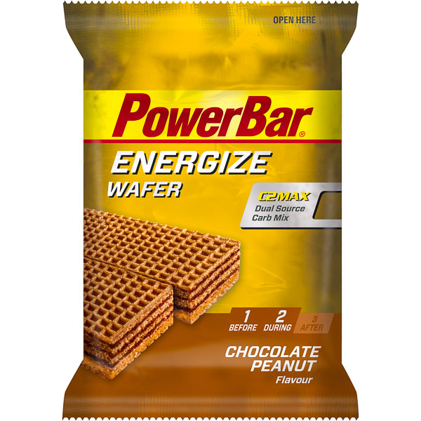 PowerBar Energize Wafer 40g Čokoláda-arašidy