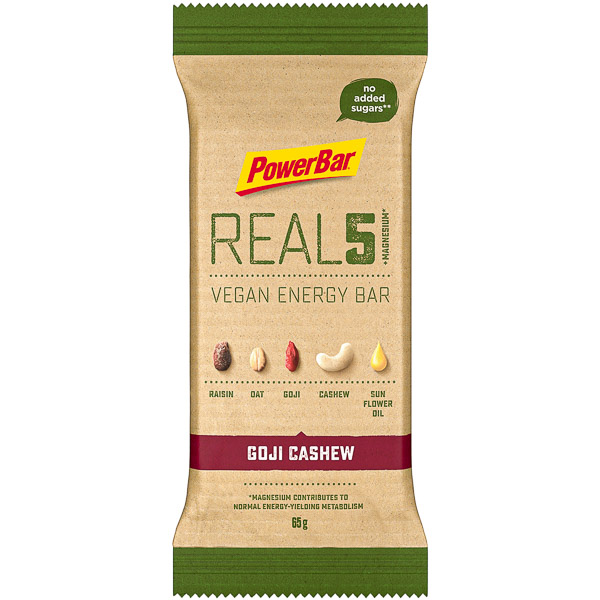 PowerBar REAL5  tyčinka 65g Magnézium Goji/Kešu