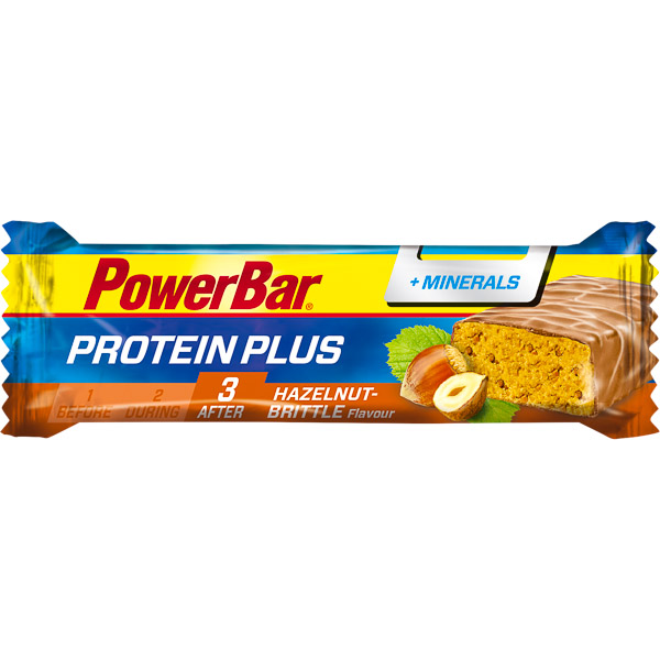 PowerBar ProteinPlus Energy + Minerals tyčinka 35g Oriešky