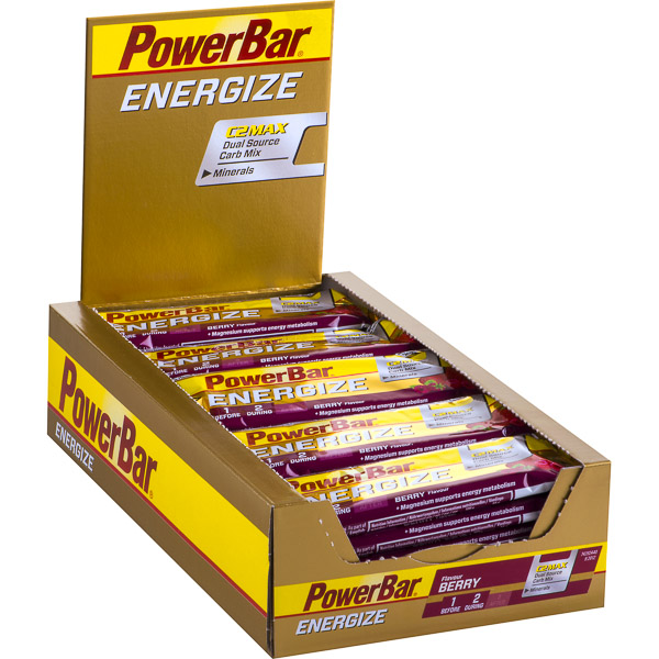 PowerBar Energize tyčinka 55g Lesné ovocie - box 25 ks