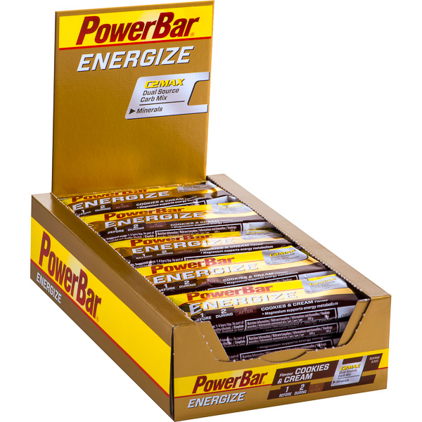 PowerBar Energize tyčinka 55g Cookies&Smotana - box 25 ks