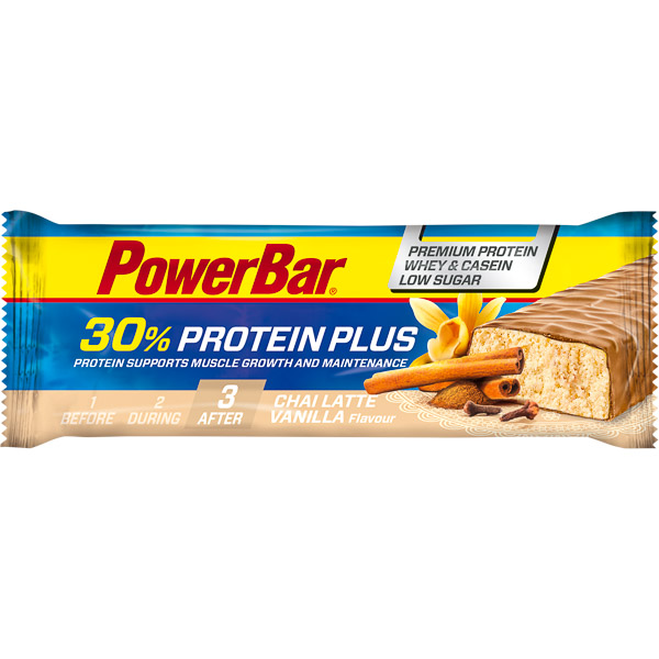 PowerBar ProteinPlus 30% Low Sugar 55g Vanilka Chai Latte