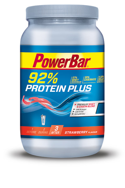 PowerBar ProteinPlus 92% Protein Dóza 600g Jahoda