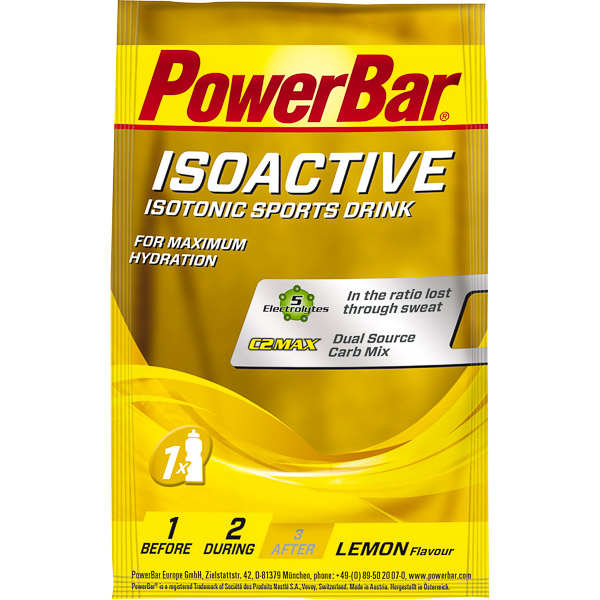 PowerBar IsoActive - izotonický športový nápoj 30g Citrón