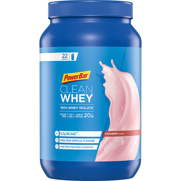 PowerBar Clean Whey 100% Čistý srvátkový izolát 570 g Jahoda