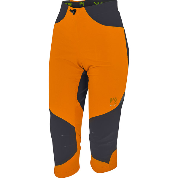 Karpos Cliff 3/4 lezecké nohavice dámske oranžové/čierne