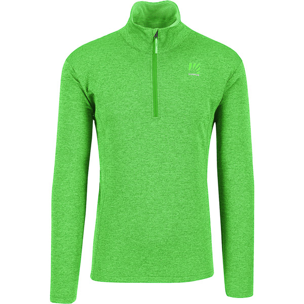 Karpos PIZZOCCO HALF ZIP flíska Green Flash