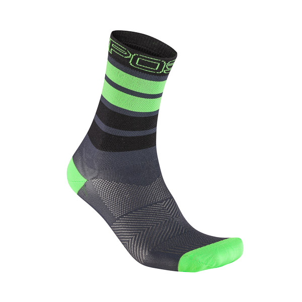 Karpos Verve Sock Ombre Blue/Black/Jasmine Green