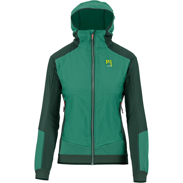 KARPOS ALAGNA PLUS EVO W JACKET FROSTY S./JUNGLE GREEN