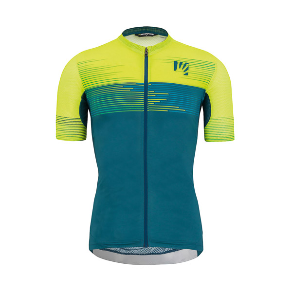 Karpos Green Fire Jersey Refl.Pond/Yellow F/Emenal B.