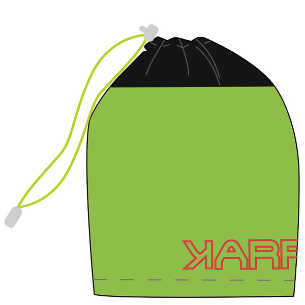 KARPOS PUEZ NECK WARMER LIME GREEN/BLACK/ SULPHUR S.