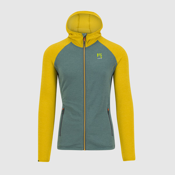 Karpos Ambrizzola Full-Zip Hoodie North Atlantic/Lemon Curry