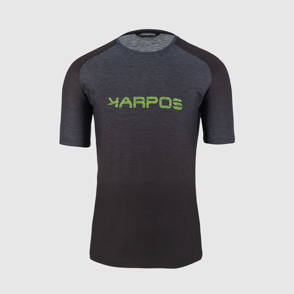 Karpos Prato Piazza Jersey Black/Ombre Blue/Jasmine Green