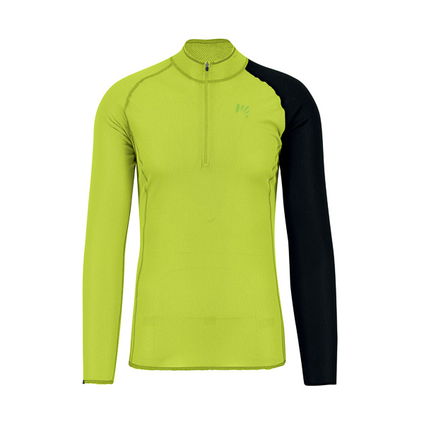 Karpos Dinamico Octa Jersey Ls Half Zip Kiwi Colada/Black