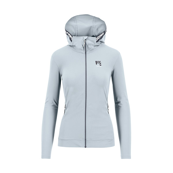 Karpos EASYFRIZZ FULL-ZIP dámska mikina s kapucňou skywriting/ombre blue