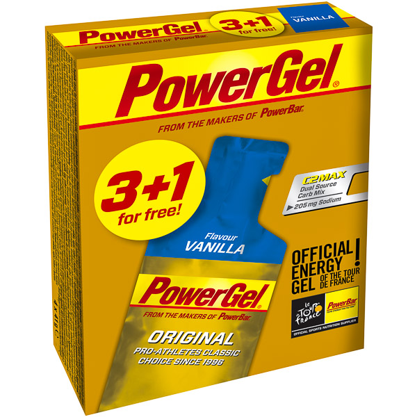 PowerBar PowerGel 41g Vanilka 3+1 zdarma