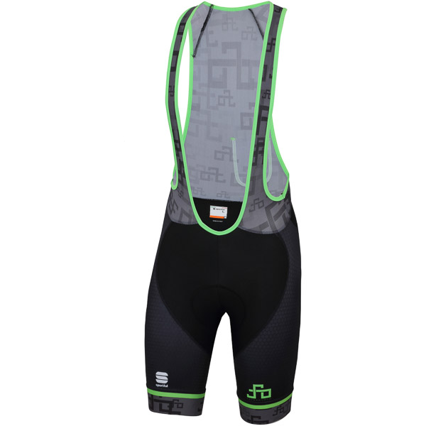 Sportful SAGAN LOGO BodyFit CLASSIC nohavice tmavosivé