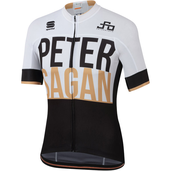 Sportful SAGAN LOGO BodyFit TEAM dres biely/čierny