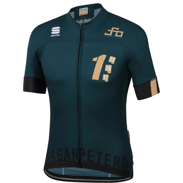 Sportful SAGAN ONE bodyfit TEAM dres modrozelený