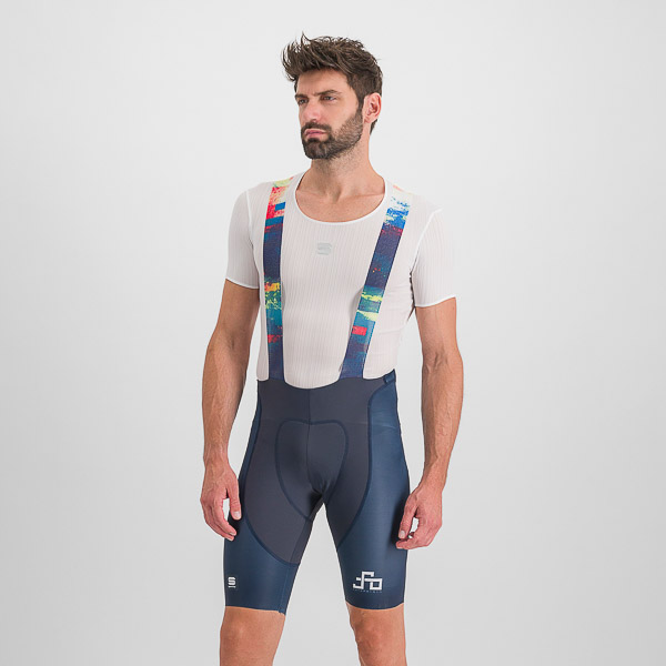 Sportful PETER SAGAN bodyfit CLASSIC kraťasy s trakmi galaxy modré