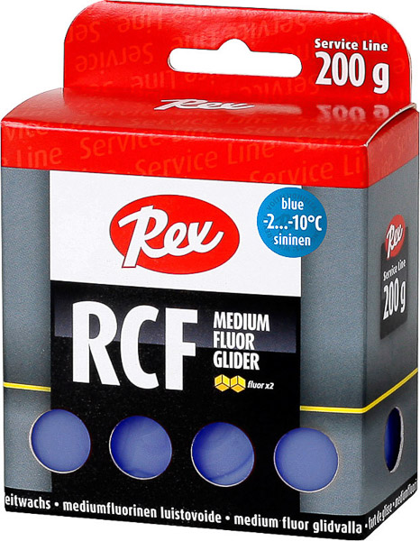 Rex strednefluórový Racing Fluor Modrý 2*100 g -2...-10 C