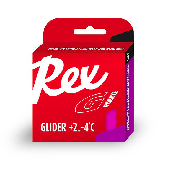 Rex Racing glide sklzový parafín 2x43g Fialový +2...-4 C