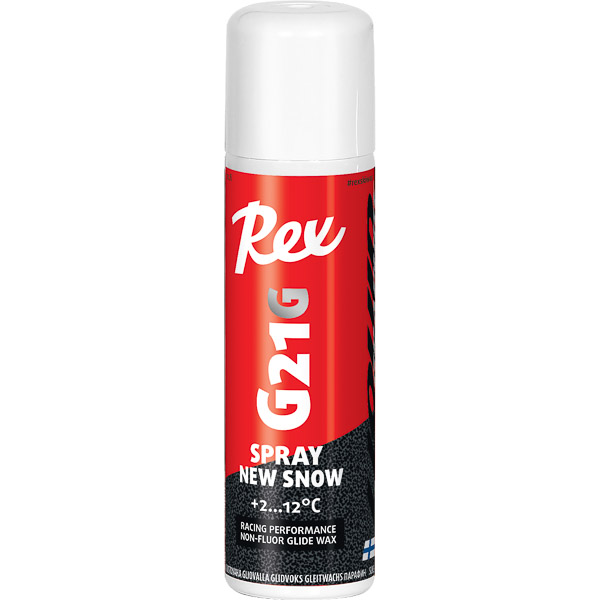 Rex bezfluórový vosk G21 grafitový  +2...-12 C sprej 150 ml