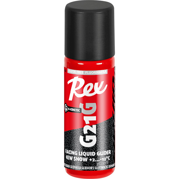 Rex bezfluórový vosk G21 grafitový  +2...-12 C  tekutý s hubkou 60 ml