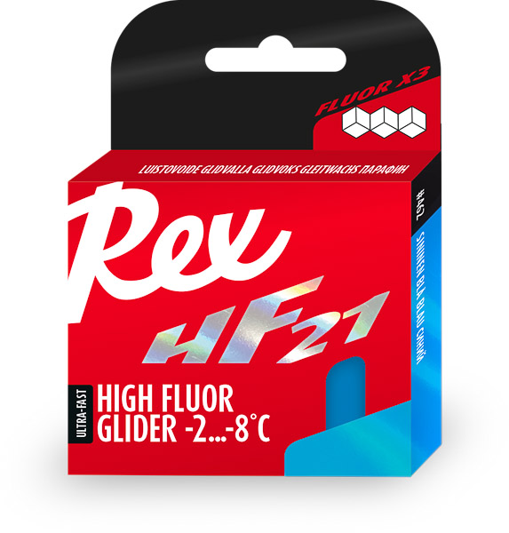 Rex HF21 modrý vysokofluorové vosky -2 ... -8 C 40 g
