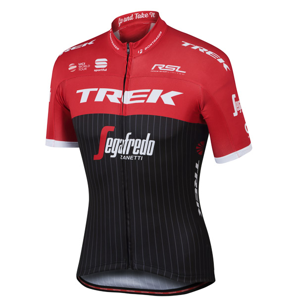 Trek-Segafredo BodyFit Pro Team dres čierny/červený