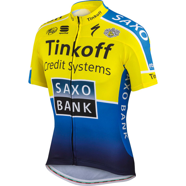 Sportful Tinkoff-Saxo Pro Team dres žltý-modrý