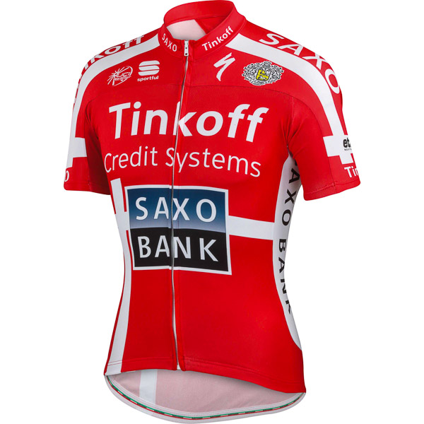 Tinkoff-Saxo dánsky dres